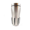 Stainless Steel Tumbler With Red Rubber Grip